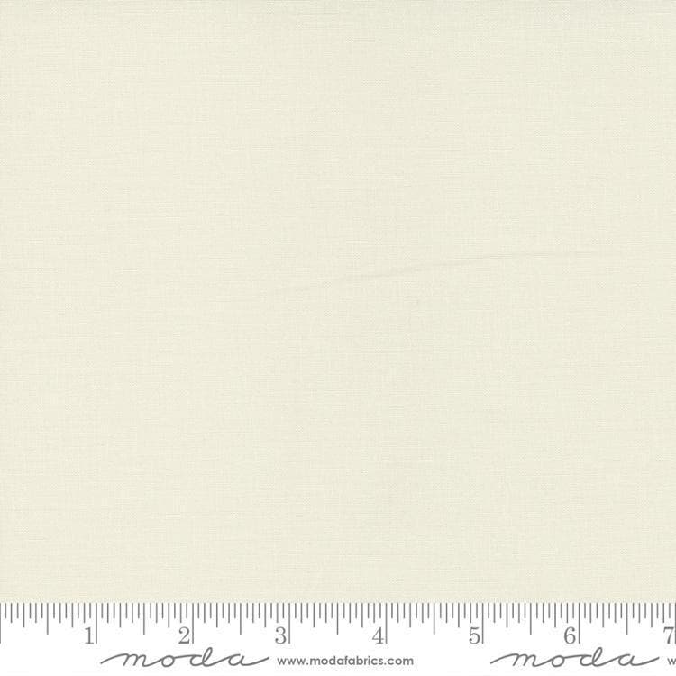 Moda Bella Solids Silky Porcelain Yardage 9900-182S by Moda Fabrics Sold in 1/2 yard increments