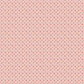 The image is a repeating pattern of small pink flowers or dots arranged in a diagonal grid-like pattern.
