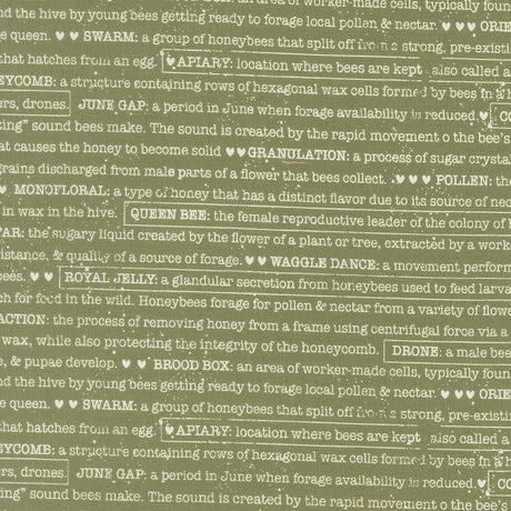 a green and white wallpaper with words on it