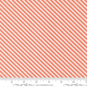 a repeating pattern of diagonal stripes in shades of orange and white.