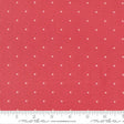 The image is a close-up of a red fabric with white crosses on it.