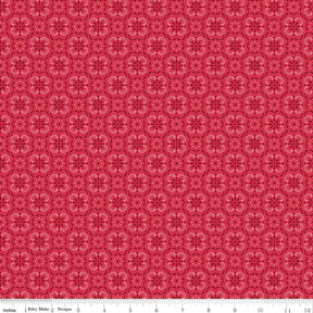 Farmers Daughter Bandana Tea Rose C17163-Tearose by Lori Holt for Riley Blake Sold in 1/2 yard increments