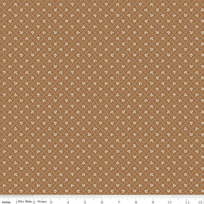 Farmers Daughter Cherries Maple C17167-Maple by Lori Holt for Riley Blake Sold in 1/2 yard increments