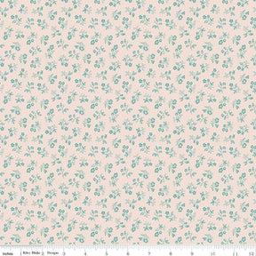 Farmers Daughter Background Raindrop Feedsack C17180-Raindrop by Lori Holt for Riley Blake Sold in 1/2 yard increments