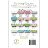 Blooming Beauties Quilt Pattern by Benartex Designer Fabrics NH2403 Finished Size is 63" x 72"