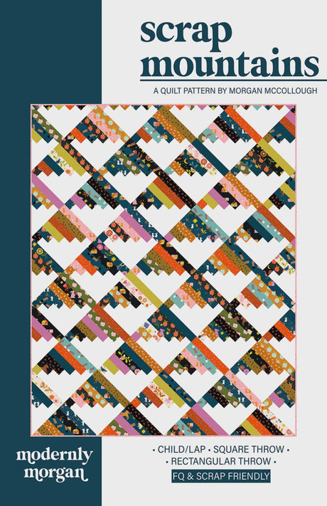 Scrap Mountains # MM-035 From Modernly Morgan By Morgan McCollough 3 sizes