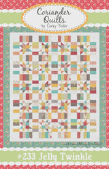 Jelly Twinkle Quilt Pattern CQP 233 by Cory Yoder of Coriander Quilts 64" x 76"
