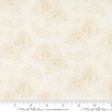 The image is a fabric with a floral pattern, featuring a repeating design of flowers and leaves in various shades of beige.