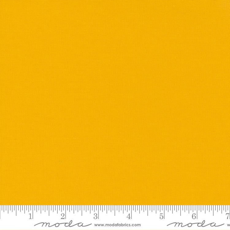 Bella Solids Chrome Yellow Yardage by Moda Fabrics 9900-291 Sold in 1/2 yard increments