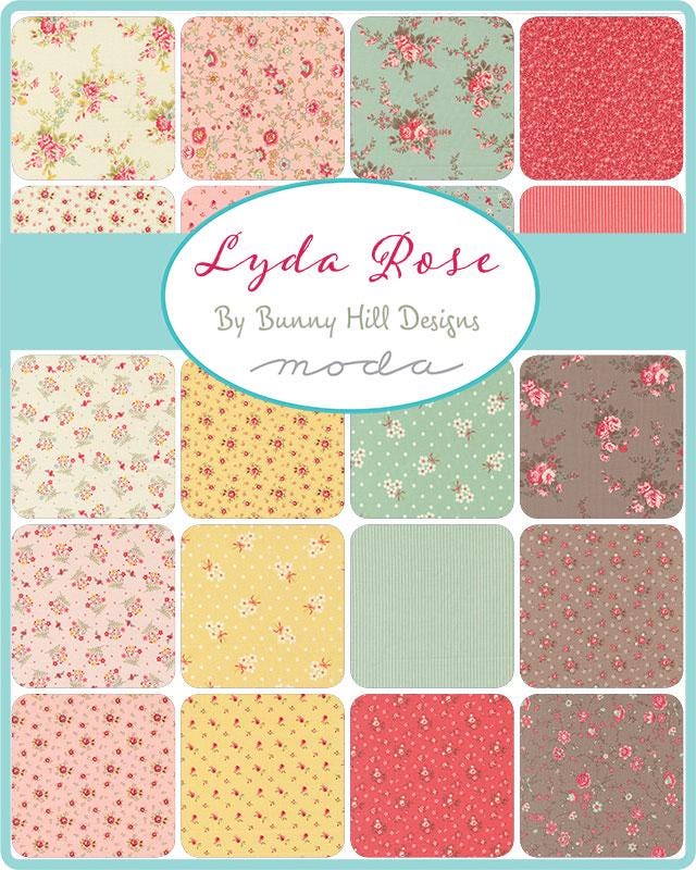 The image is a collage of various colorful fabric patterns, including floral, polka dot, and striped designs, arranged in a grid format.