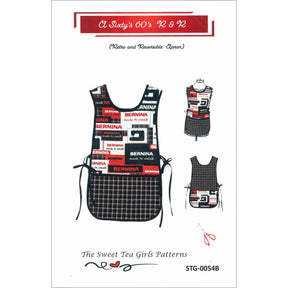 A Sixty's Retro and Reversible Apron by The Sweet Tea Girls Patterns STG-0054B