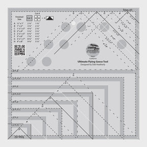 Creative Grids Quilt Ruler Ultimate Flying Geese Tool CGRDH4 ***ships for free***