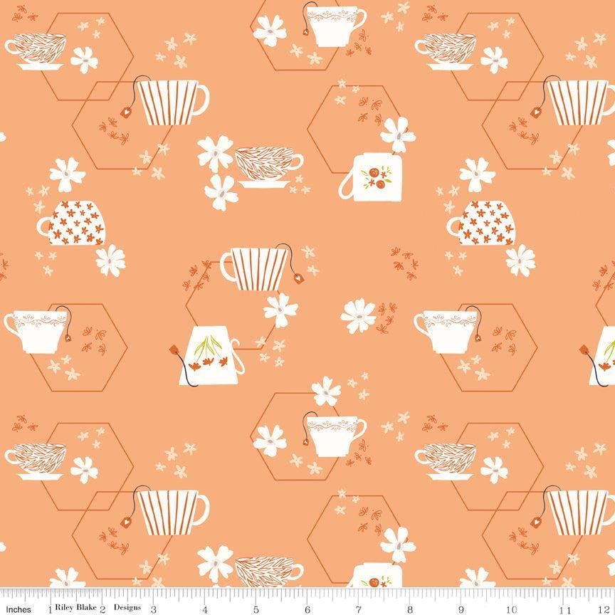 Homage Tea Time Marmalade Sold In 1/2 Yard Increments Cut Continuously