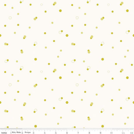Homage Hexi White Sold In 1/2 Yard Increments Cut Continuously