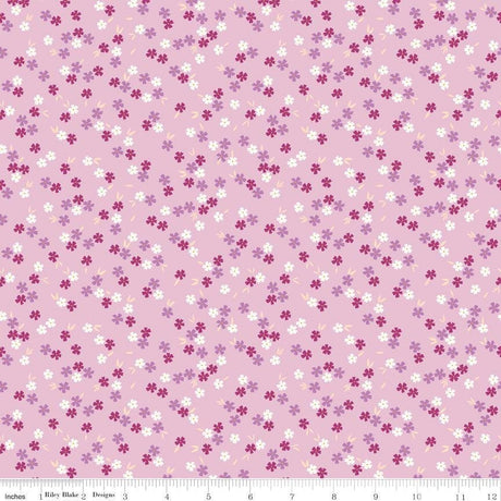 Homage Ditsy Floral Lavender Sold In 1/2 Yard Increments Cut Continuously