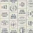 Freedom Navy on Vanilla United Yardage SKU# 5640-24 Freedom by Sweetwater for Moda Fabrics