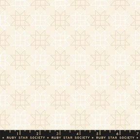 Paper Cuts 2 Paper Star Patchwork Geometric Natural Yardage RS1114-11 by Rashida Coleman-Hale Sold in 1/2 yard increments cut continuously