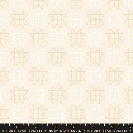 Paper Cuts 2 Paper Star Patchwork Geometric Natural Yardage RS1114-11 by Rashida Coleman-Hale Sold in 1/2 yard increments cut continuously