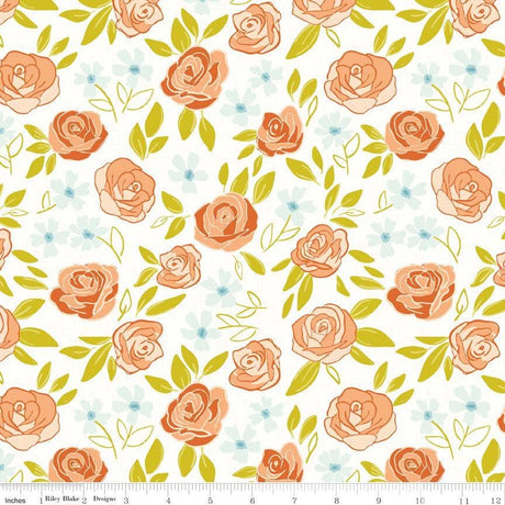 Homage Main White Sold In 1/2 Yard Increments Cut Continuously