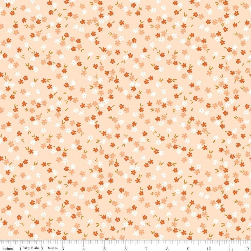 Homage Ditsy Floral Shell Sold In 1/2 Yard Increments Cut Continuously