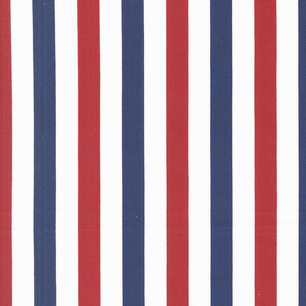 a repeating pattern of vertical stripes in red, white, and blue.