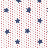 a pattern of red and white stars on a white background.