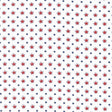 a repeating pattern of red and blue stars on a white background.