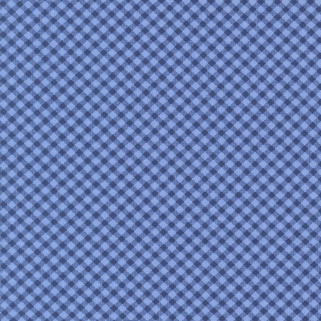 a blue and white checkered pattern with a repeating diagonal grid-like design.