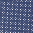 a pattern of white stars against a navy blue background.