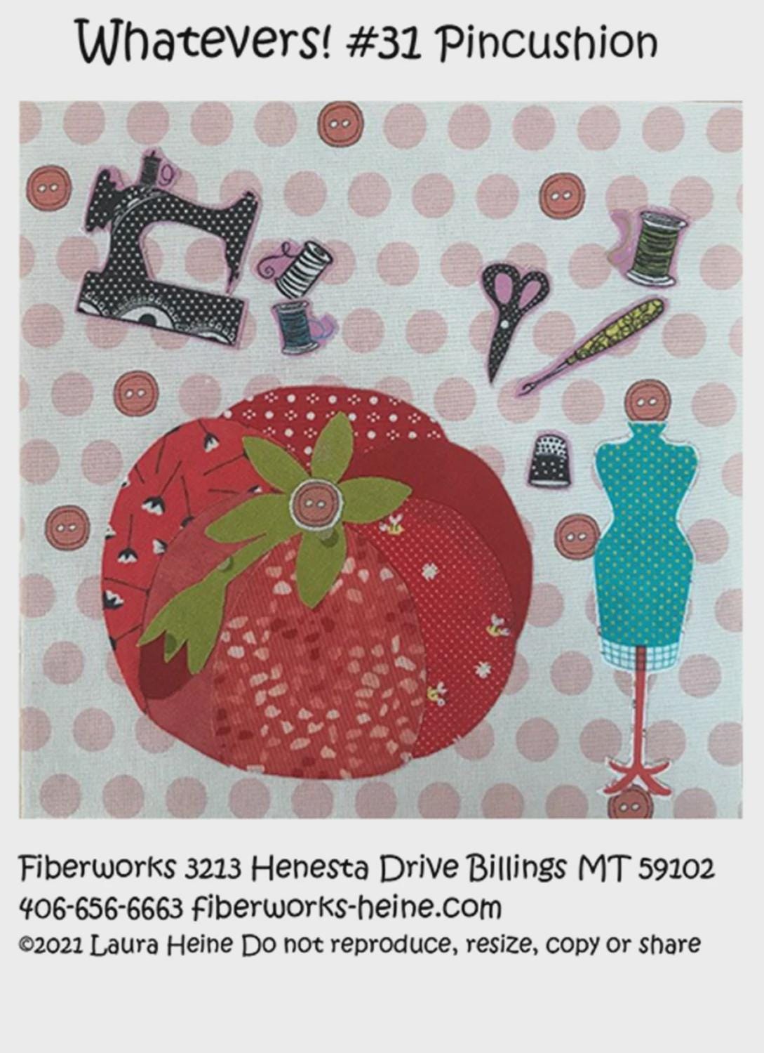 Whatevers! #31 Latte FWLHWHAT31 by Laura Heine Pattern makes collage quilt that measures 8 x 8