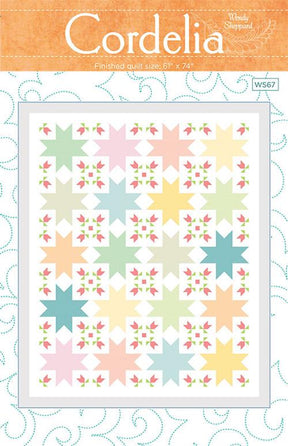 Cordelia Quilt Pattern 61 x 74 by Wendy Sheppard - WS67 Printed Pattern