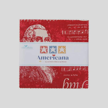 Americana Charm Pack 5" Stacker - 5-16080-42 By Lori Holt for Riley Blake Designs bin 16