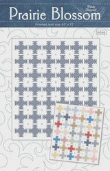 Prairie Blossom Printed Quilt Pattern WS48 by Wendy Sheppard 63" x 73"