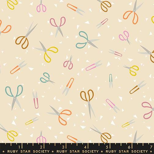 Paper Cuts 2 Parchment Yardage RS1111-11 by Rashida Coleman-Hale Sold in 1/2 yard increments cut continuously