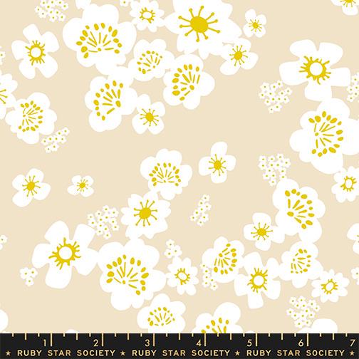 Paper Cuts 2 Hana Florals Retro Hawaiian Yardage RS1110-11 by Rashida Coleman-Hale Sold in 1/2 yard increments cut continuously
