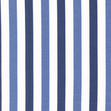 a repeating pattern of blue and white vertical stripes.