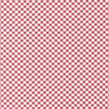 a repeating pattern of red and white checkered squares, creating a visually striking and symmetrical design.