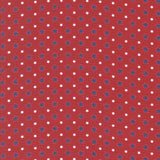 a red background with white stars scattered across it.