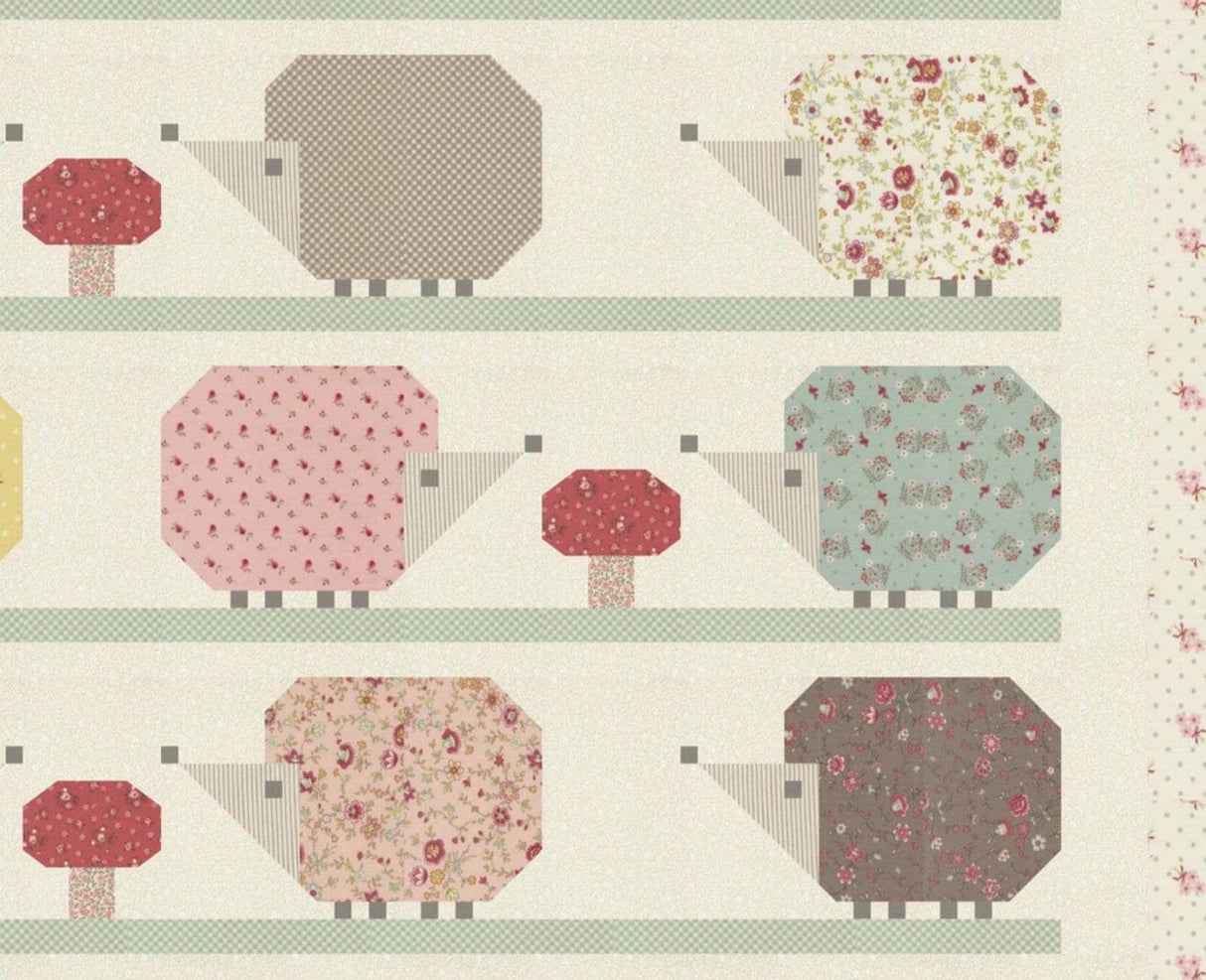 Pincushion Friends Quilt Kit WS102kit final size 51" x 54" Skill Level Confident Beginner