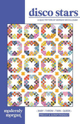 Disco Stars MM-031 PAPER Quilt Pattern for Modernly Morgan