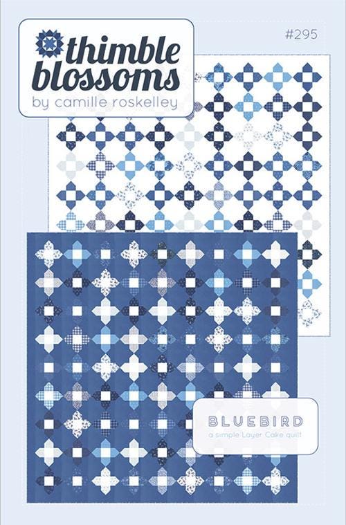Bluebird Quilt Pattern by Thimble Blossoms TBL295 size - 72” x 72” Printed Pattern ONLY