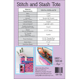 Stitch and Stash Tote by Knot and Thread Design KAT126