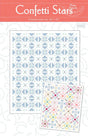Confetti Stars Printed Quilt Pattern WS42 by Wendy Sheppard 69" x 82"