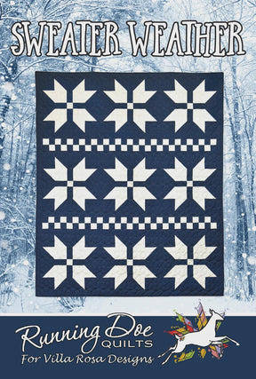 Sweater Weather Printed Pattern Villa Rosa Designs Size 62" x 74"