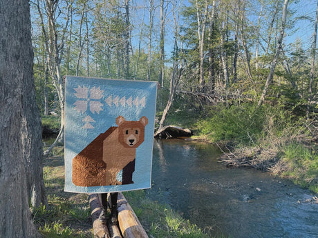 Bear-Wildered Quilt Pattern AEBW0325 Booklet by Art East Quilting Co AEMC1123