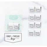 Sew In Labels Made with Love 3/4" KATLAB4