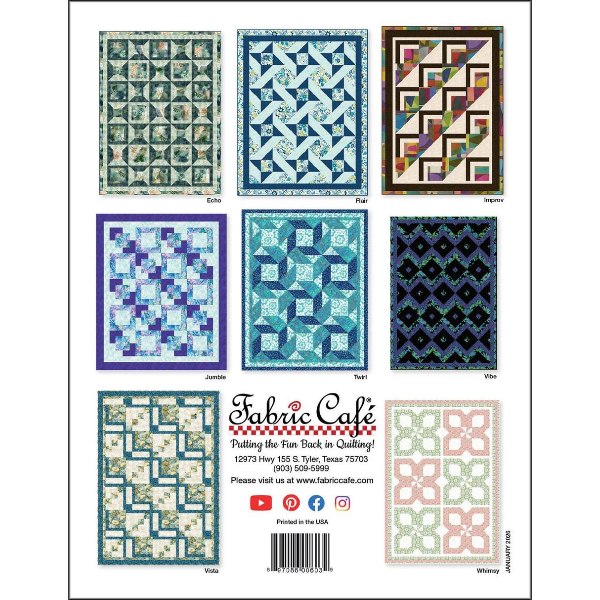 Make it Scrappy With 3-Yard Quilts FC032640 24 pages 8 Designs
