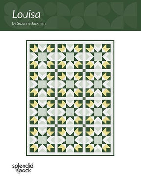 Hester Quilt Paper Pattern SS235 by Suzanne Jackman for Splendid Speck 3 sizes Baby, Throw and Queen