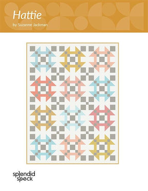 Hester Quilt Paper Pattern SS266 by Suzanne Jackman for Splendid Speck 3 sizes Baby, Throw and Twin