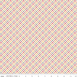 534 Bee Plaids Daisy Bee Plaids Homespun C12033-Daisy by Lori Holt for Riley Blake Sold in 1/2 Yard increments